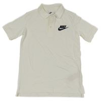 Bílé polo tričko s logem Nike