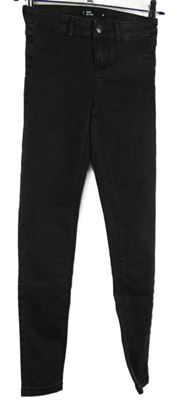 Dámské černé skinny rifle zn. Sinsay vel. 32