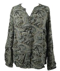 Dámská černo-béžová vzorovaná halenka Soyaconcept