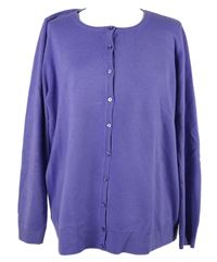 Dámský fialový propínací svetr Bhs 