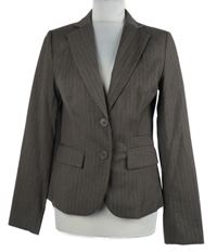 Dámské hnědé proužkované sako C&A