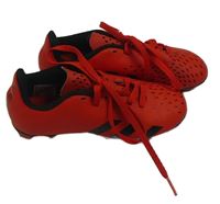 Červeno-černé kopačky Adidas vel.29