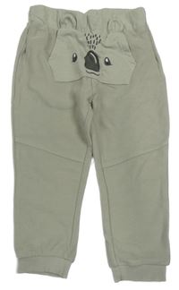 Světlešedé tepláky s koalou C&A