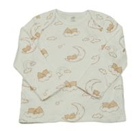 Bílé triko s medvědy F&F