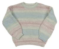 Barevný svetr s perličkami Matalan