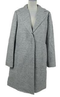 Dámský vlněný dlouhý kabát BHS