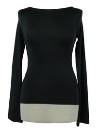 Dámské černé sportovní triko