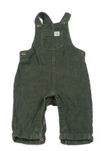 Khaki laclové manšestráky F&F
