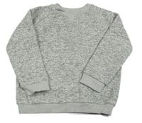 Šedá melírovaná mikina F&F