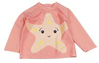 Korálové UV triko s hvězdicí H&M