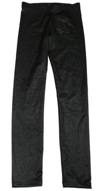 Černé třpytivé legíny F&F