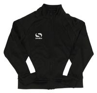 Černá sportovní propínací funkční mikina s logem Sondico