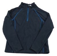 Tmavomodrá funkční fleecová mikina Crane