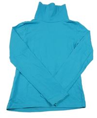 Tyrkysové triko s rolákem Alive