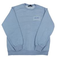 Světlemodrá mikina s nápisem New Look