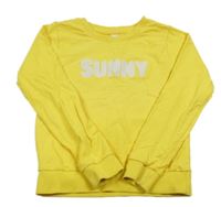 Žlutá mikina s nápisem Zeeman 