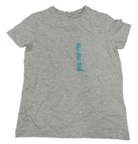 Nové - Šedé melírované tričko M&S