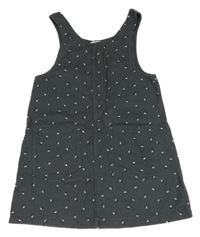 Šedé riflové šaty se vzorem H&M