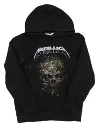 Černá mikina Metallica s kapucí H&M