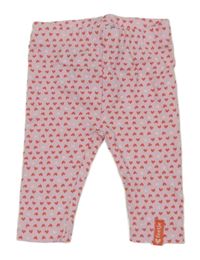 Světlerůžové legíny se srdíčky Feetje