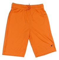 Oranžové kostkované sportovní kraťasy PRIMARK