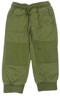 Khaki cuff jogger rifle H&M