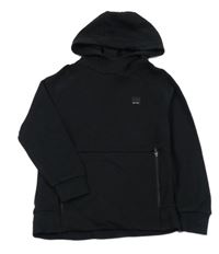 Černá mikina s nášivkou a kapucí George