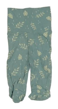 Olivovošedé polodupky s lístečky Disney