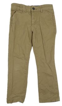 Pískové chino plátěné kalhoty Matalan