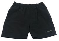 Černé šusťákové kraťasy s logem zn. Reebok
