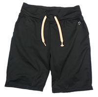 Černé sportovní elastické kraťasy H&M