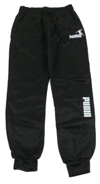 Černé tepláky s potiskem