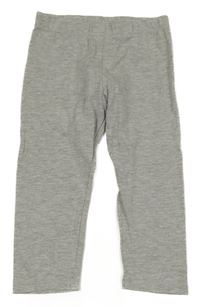 Šedé melírované capri legíny Alive