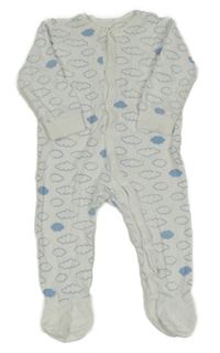 Bílý overal s mraky Lupilu