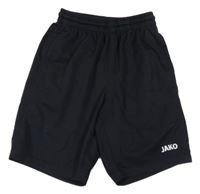 Černé šusťákové kraťasy Jako
