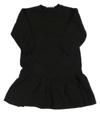 Černé teplákové šaty 