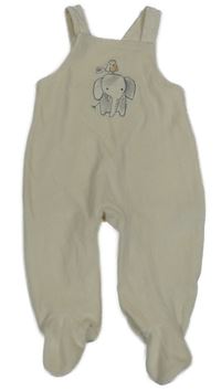 Smetanové dupačky se slonem George