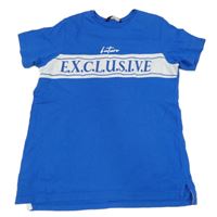 Modré tričko s nápisem George