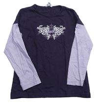 Lilkovo-lila triko s potiskem TCM