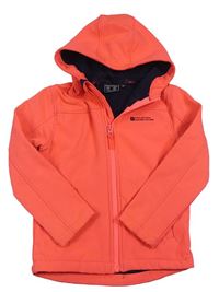Neonově růžová softshellová funkční bunda s kapucí Mountain Warehouse