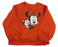 Červená mikina s Minnie H&M