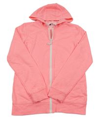 Neonově růžová propínací mikina s kapucí George