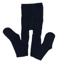 Tmavomodré punčocháče