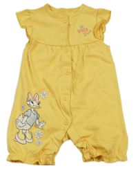 Nové - Hořčicový kraťasový overal s Daisy Primark