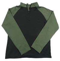 Černo-khaki thermo mikina Ergeenimixx