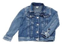 Tmavomodrá riflová bunda &Denim