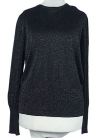 Dámský černý třpytivý lehký svetr M&S