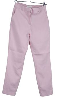 Dámské světlerůžové kalhoty H&M