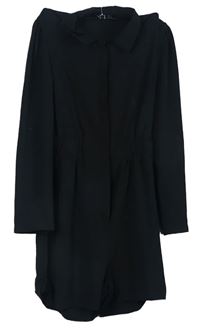 Dámský černý kraťasový overal Boohoo 