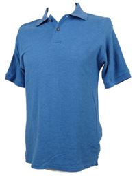 Pánské modré polo tričko M&S